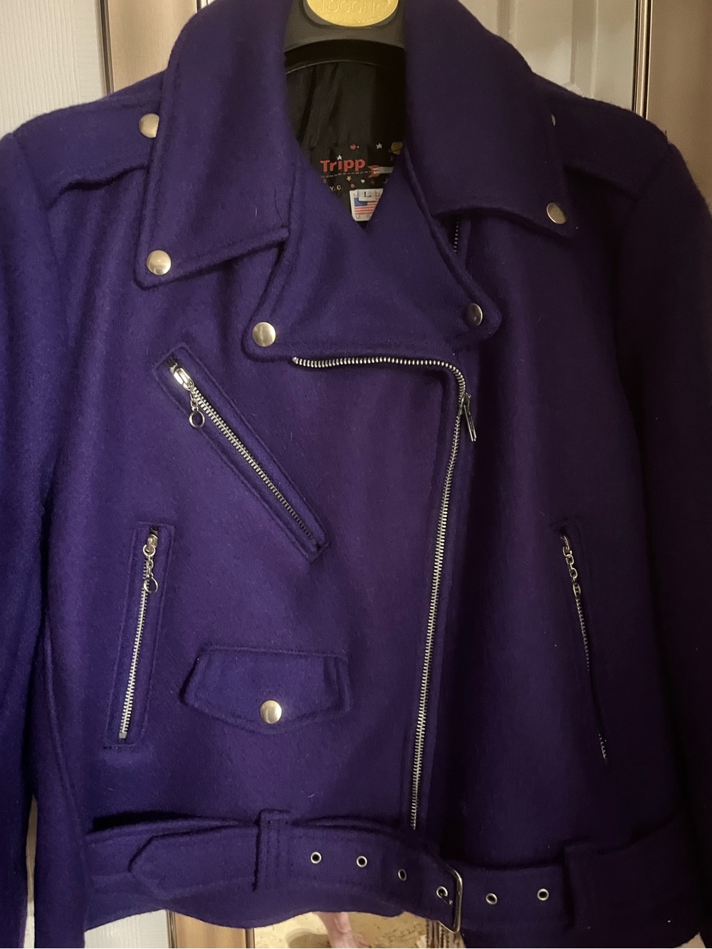 Vintage Tripp Wool Biker Jacket